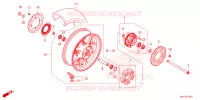 ROUE ARRIERE pour Honda CB 650 R de 2022