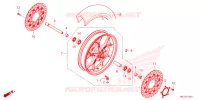 ROUE AVANT pour Honda CB 650 R de 2022