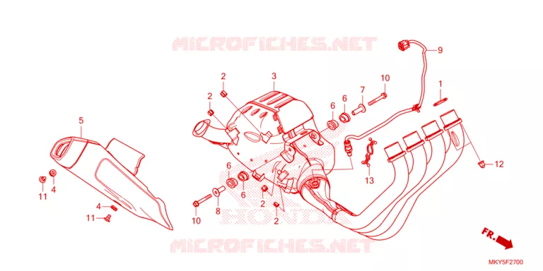 SILENCIEUX D'ECHAPPEMENT Honda MOTO 650 CB 2023  CB650RAP