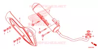 SILENCIEUX D'ECHAPPEMENT pour Honda PCX 150 de 2018