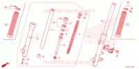 FOURCHE pour Honda NXR 160 BROS de 2022