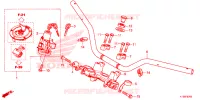 GUIDON   TE DE FOURCHE pour Honda NXR 160 BROS de 2022