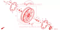 ROUE AVANT pour Honda CB 500 F de 2024
