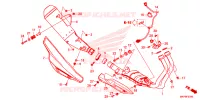SILENCIEUX D'ECHAPPEMENT pour Honda CB 500 F de 2024