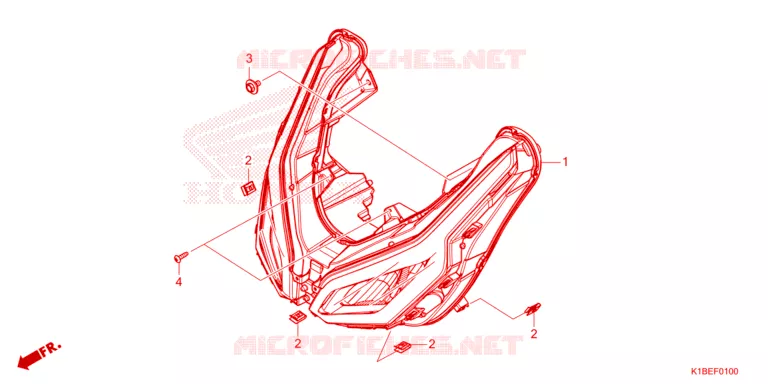 PHARE Honda SCOOTER 350 FORZA 2025  NSS350AS