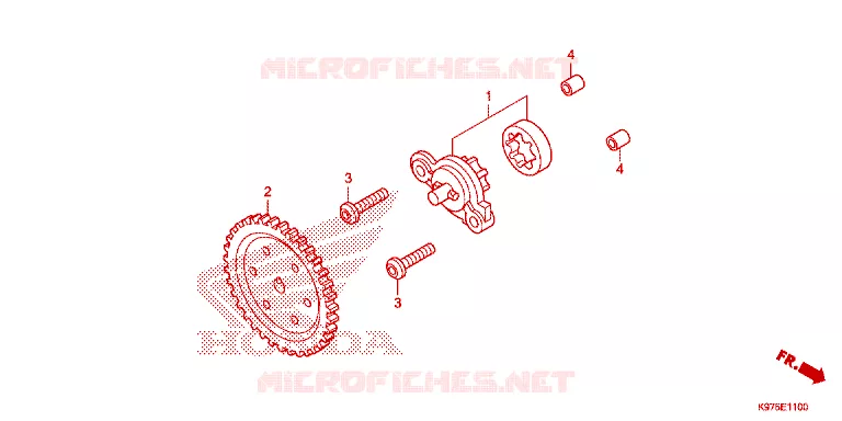 POMPE A HUILE Honda SCOOTER 150 PCX 2021  WW150M