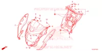 FRONT VISOR (CES/ES/ESD) pour Honda CG 160 START de 2022