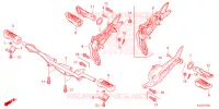 REPOSE PIED pour Honda CG 160 START de 2022