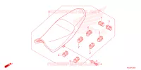 SELLE pour Honda CG 160 START de 2022