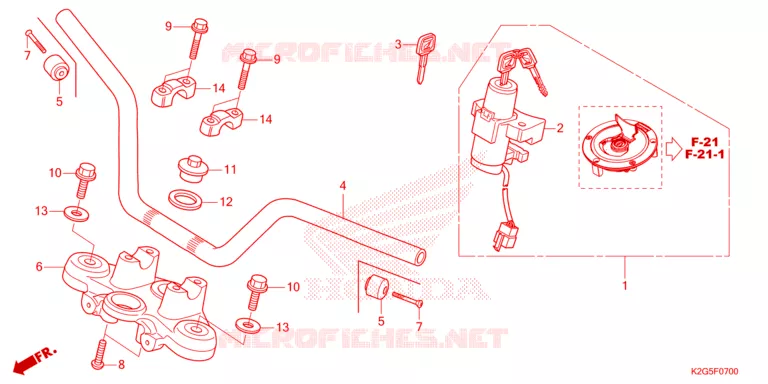 GUIDON Honda MOTO 160 CG 2022  CG160ESN
