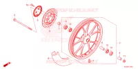 ROUE AVANT pour Honda CG 160 START de 2025