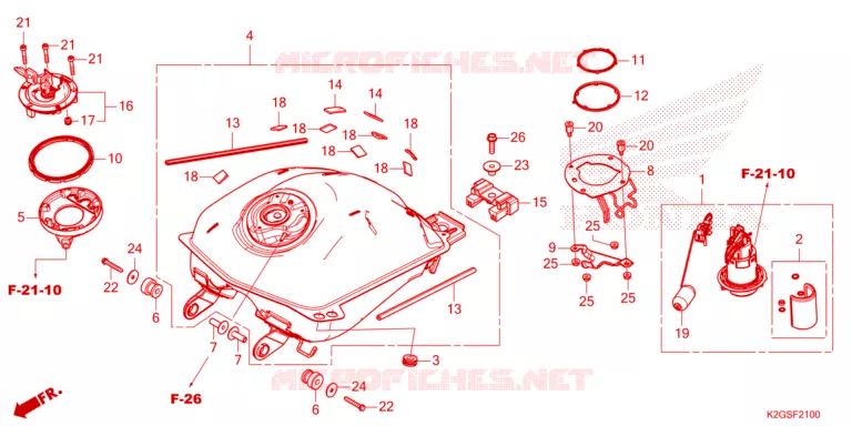 POMPE A ESSENCE Honda MOTO 160 CG 2025  CG160EDS