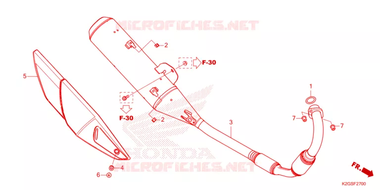 SILENCIEUX D'ECHAPPEMENT Honda MOTO 160 CG 2025  CG160EDAS
