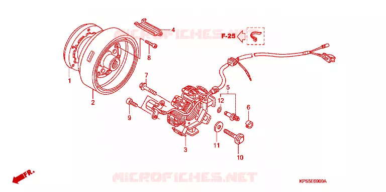 ALTERNATEUR Honda MOTO 230 CRF 2012  CRF230FC