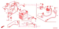 BATTERIE pour Honda CG 125 CARGO KICK de 2010