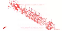 EMBRAYAGE pour Honda CG 125 CARGO KICK de 2010