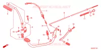 PEDALE   KICK pour Honda CG 125 CARGO KICK de 2010