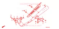 SILENCIEUX D'ECHAPPEMENT pour Honda CG 125 CARGO KICK de 2010