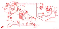 BATTERIE pour Honda CG 125 CARGO KICK de 2010