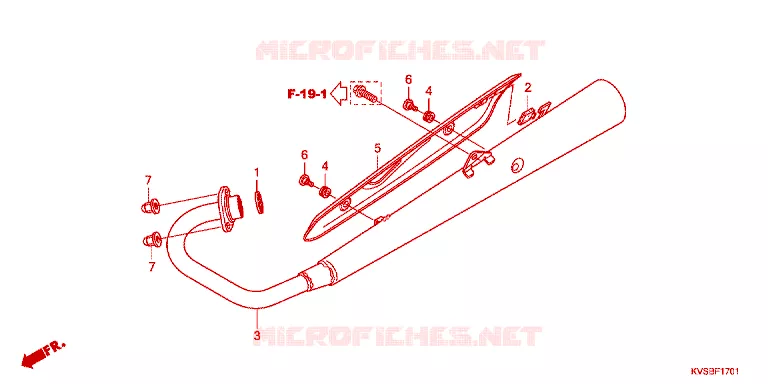 SILENCIEUX D'ECHAPPEMENT Honda MOTO 150 CG 2012  CG150ESDC