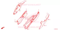 COUVERCLES LATERAUX pour Honda NXR 160 BROS ABS de 2025