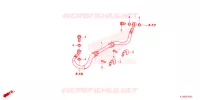 FLEXIBLE DE FREIN pour Honda NXR 160 BROS ABS de 2025