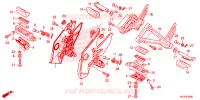 REPOSE PIED pour Honda CB 500 F de 2014