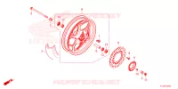 ROUE AVANT pour Honda PCX 160 CBS de 2024