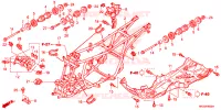 CADRE pour Honda FOURTRAX 420 RANCHER 4X4 de 2018