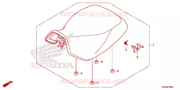 SELLE Honda ATV 420 FOURTRAX 2017  TRX420FM1H