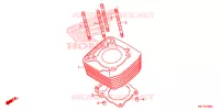 CYLINDRE pour Honda XRE 300 ABS de 2023