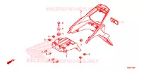 NUMBER PLATE BRACKET pour Honda XRE 190 SE de 2020