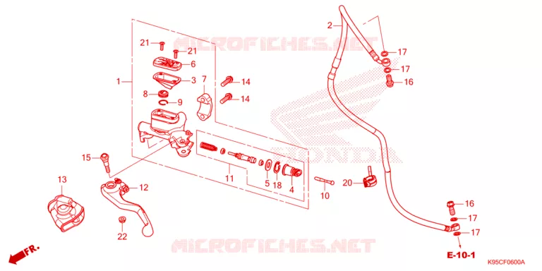 MAITRE-CYLINDRE Honda MOTO 250 CRF 2025  CRF250RWES