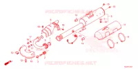 SILENCIEUX D'ECHAPPEMENT pour Honda PIONEER 520 M2 de 2025