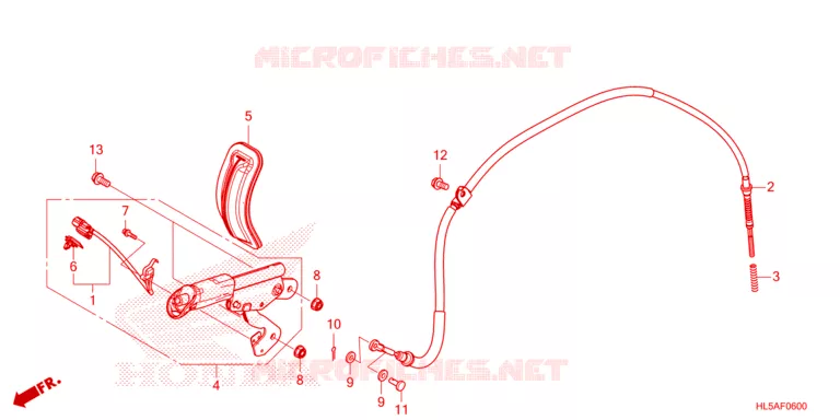 FREIN DE STATIONNEMENT Honda ATV 520 PIONEER 2025  SXS520MS