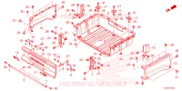 BED PLATE/REAR GATE pour Honda PIONEER 520 M2 de 2025