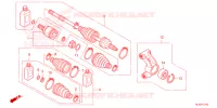 REAR KNUCKLE/REAR DRIVESHAFT pour Honda PIONEER 520 M2 de 2025