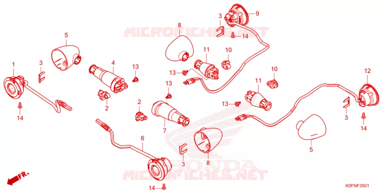 CLIGNOTANT Honda MOTO 125 MONKEY 2025  Z125MAS