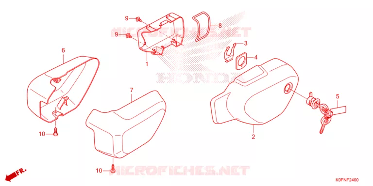 SIDE OUTER COVER Honda MOTO 125 MONKEY 2025  Z125MAS