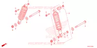 AMORTISSEUR ARRIERE pour Honda FOURTRAX 520 FOREMAN RUBICON 4X4 EPS de 2025