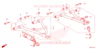 TRIANGLES AVANT pour Honda FOURTRAX 520 FOREMAN 4X4 ES PS 4NZ de 2024