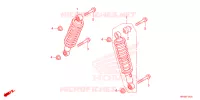 AMORTISSEUR AVANT pour Honda FOURTRAX 520 FOREMAN 4X4 EPS de 2025