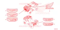 AUTOCOLLANTS pour Honda FOURTRAX 520 FOREMAN 4X4 EPS de 2025