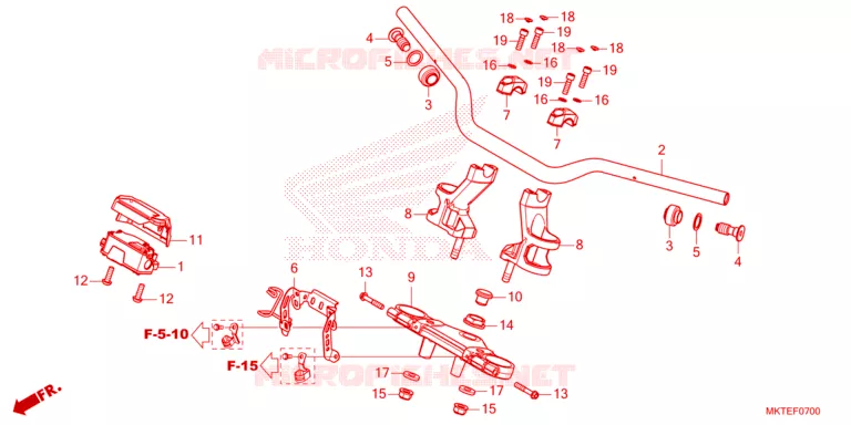 GUIDON Honda MOTO 750 ADV 2025  ADV750LS