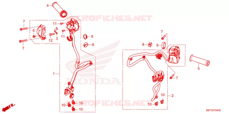 COMMODOS - POIGNEES Honda MOTO 750 ADV 2025  ADV750LS