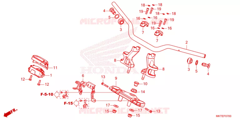 GUIDON Honda MOTO 750 ADV 2025  ADV750LS