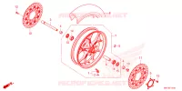 ROUE AVANT pour Honda CBR 650 R 35KW de 2024
