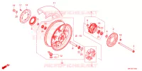 ROUE ARRIERE pour Honda CBR 650 R E-CLUTCH de 2024