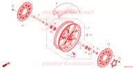 ROUE AVANT pour Honda CBR 650 R de 2023