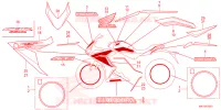 AUTOCOLLANTS pour Honda CBR 650 R de 2023